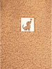 Zwillingsherz Shopper bag "Plush & Dachshund" w kolorze beżowym - 50 x 35 cm