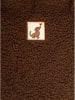 Zwillingsherz Shopper "Plüsch & Dackel" bruin - (B)50 x (H)35 cm
