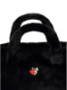 Zwillingsherz Shopper "Herz Leo" in Schwarz - (B)50 x (H)35 cm
