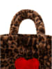 Zwillingsherz Shopper "Leo & Herz" in Braun - (B)50 x (H)35 cm