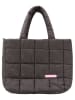 Zwillingsherz Shopper bag "Uni" w kolorze czarnym - 48 x 36 cm