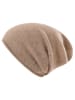 Zwillingsherz Kaszmirowa czapka beanie w kolorze beżowym
