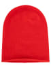 Zwillingsherz Kaschmir-Beanie in Rot