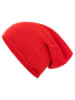 Zwillingsherz Kaschmir-Beanie in Rot