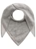 Zwillingsherz Kaschmir-Dreieckstuch in Grau - (L)174 x (B)70 cm