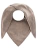 Zwillingsherz Kasjmieren driehoekdoek taupe - (L)174 x (B)70 cm