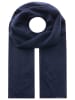Zwillingsherz Kasjmieren sjaal donkerblauw - (L)180 x (B)30 cm