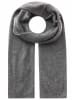 Zwillingsherz Kaschmir-Schal in Grau - (L)180 x (B)30 cm