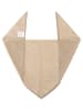 Zwillingsherz Kaschmit-Dreieckstuch in Beige - (L)84 x (B)34 cm