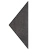 Zwillingsherz Kaschmir-Dreieckstuch in Anthrazit - (L)84 x (B)34 cm