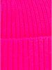 Zwillingsherz Kaschmir-Mütze in Pink