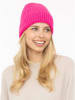 Zwillingsherz Kaschmir-Mütze in Pink
