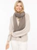 Zwillingsherz Kasjmieren sjaal taupe - (L)180 x (B)44 cm