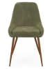 IDOMYA Essentials 4-delige set: eetkamerstoelen "Olivia" kaki - (B)47,5 x (H)79 x (D)54 cm