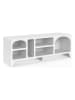 IDOMYA Factory TV-Regal "Alanya" in Weiß - (B)140 x (H)50 x (T)40 cm