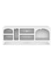 IDOMYA Factory TV-Regal "Alanya" in Weiß - (B)140 x (H)50 x (T)40 cm