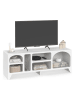 IDOMYA Factory TV-Regal "Alanya" in Weiß - (B)140 x (H)50 x (T)40 cm