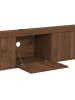 IDOMYA Essentials TV-Kommode "Elora" in Nussbaum - (B)180 x (H)30 x (T)30 cm