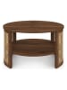 IDOMYA Factory Salontafel "Eve" bruin/beige - (H)40 x Ø 70 cm