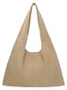 Wojas Skórzany shopper bag w kolorze beżowym - 48 x 30 x 1 cm