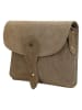 Wojas Leder-Umhängetasche in Taupe - (B)24 x (H)18 x (T)3 cm