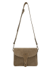 Wojas Leder-Umhängetasche in Taupe - (B)24 x (H)18 x (T)3 cm