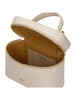 Wojas Skórzana torebka w kolorze beżowym - 19 x 13 x 9 cm