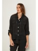 Lin Passion Leinen-Hemd in Schwarz