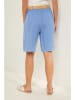 Lin Passion Linnen bermuda blauw