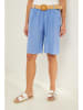 Lin Passion Linnen bermuda blauw