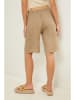 Lin Passion Leinen-Bermudas in Beige