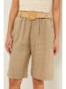 Lin Passion Leinen-Bermudas in Beige
