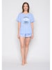 Joop! Bodywear Pyjama-Hose in Hellblau