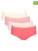 Sloggi 4er-Set: Pantys "Basic+" in Creme/ Rosa