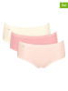 Sloggi 3-delige set: hipsters "Basic+" lichtroze/crème