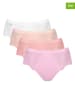 Sloggi 4-delige set: tailleslips  "Chic" beige/lichtroze/wit