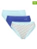 Sloggi 3er-Set: Slips "Go Crush" in Weiß/ Blau