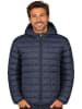 Geographical Norway Doorgestikte jas "Aipter" donkerblauw