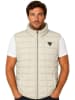 Doorgestikte bodywarmer "Vaipter" crème