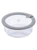 Fackelmann Vorratsdose in Transparent/ Grau - 950 ml