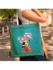 Paperblanks Torba "Asterix the Gaul" w kolorze turkusowym na zakupy - 38 x 38 cm