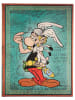 Paperblanks Blanko Notizbuch ''Asterix der Gallier'' in Türkis - (B)17,5 x (H)23 cm
