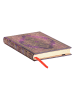 Paperblanks Liniertes Notizbuch ''Bijou'' in Lila - (B)9,5 x (H)14 cm