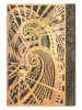Paperblanks Adressbuch ''Die Chanin-Spirale'' in Braun/ Gold - (B)9,5 x (H)14 cm