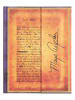 Paperblanks Gelinieerd notitieboek ''Angelou, ik....'' oranje - (B)18 x (H)23 cm