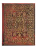 Paperblanks Notatnik "Evangeline" w kolorze złoto-czerwonym w linie - 18 x 23 cm