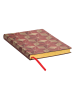 Paperblanks Liniertes Notizbuch ''Hishi'' in Rot - (B)13 x (H)18 cm
