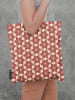 Paperblanks Torba "Hishi" w kolorze czerwonym na zakupy - 38 x 38 cm