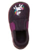 lamino Pantoffels "Bobby Einhorn" donkerblauw