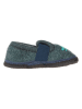 lamino Pantoffels "Krokodil" turquoise